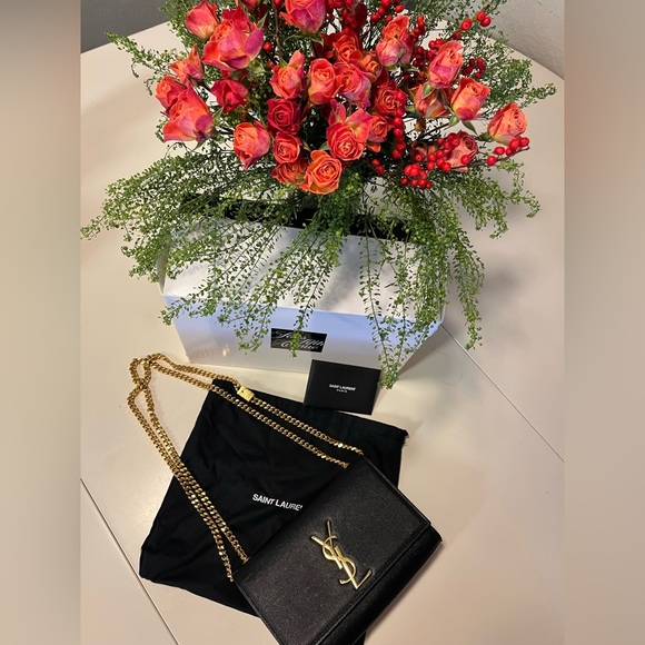 Yves Saint Laurent Bags Authentic Ysl Kate Bag With Gold Chains